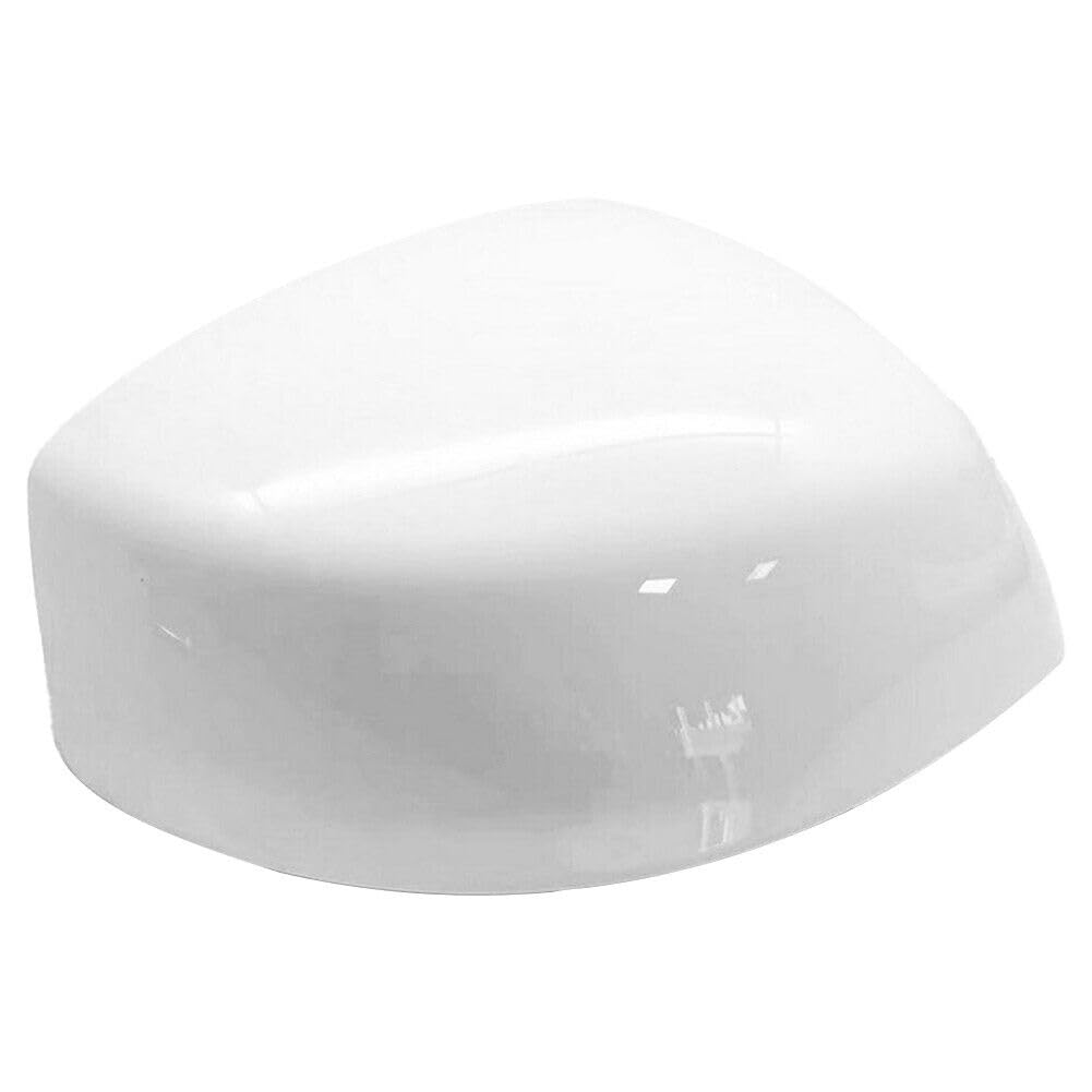 Car Side Rearview Mirror Cap Cover For Honda Civic 9Th 2012 2013 2014 2015 White Direct Replacement Style (Right Side)