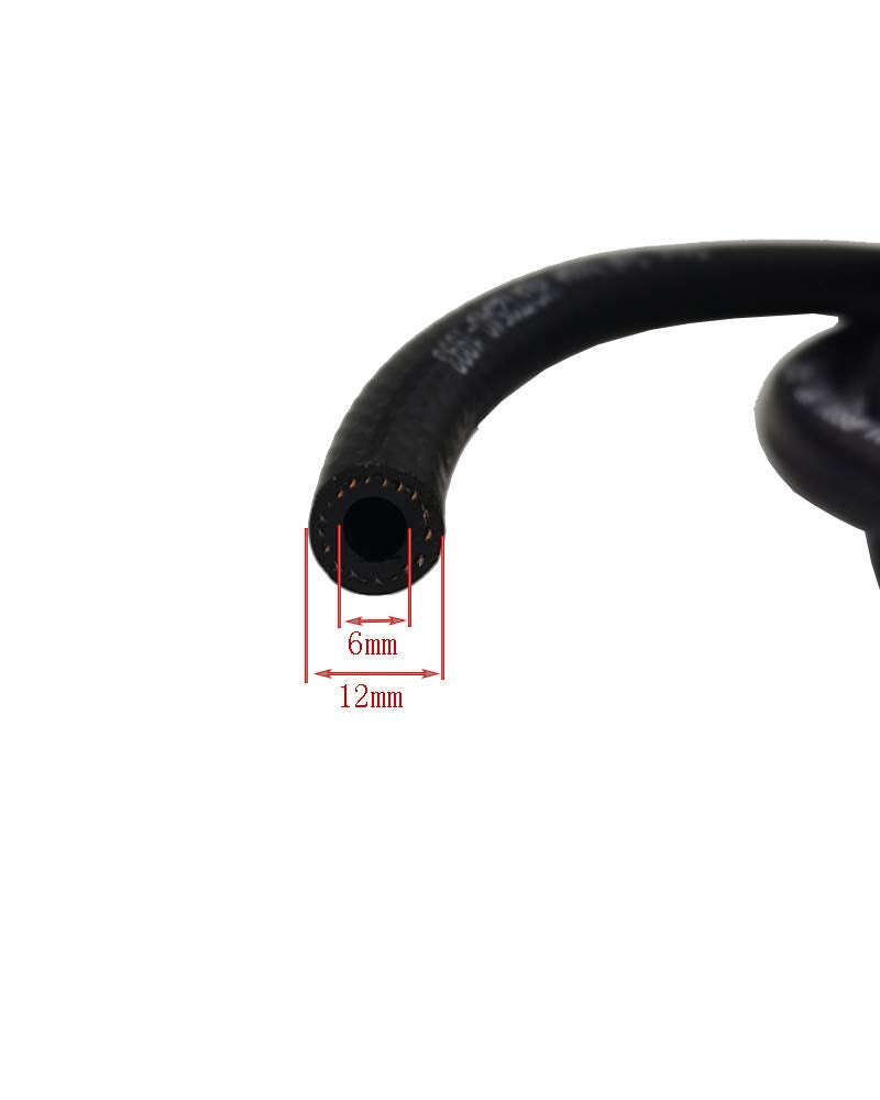 Fuel Line 1/4' Id X 1/2' Od Used For Kawasaki Honda Suzuki Yamaha Atv Dirt Bike Moped Scooter Mowers Tractors Snow Blowers Small Engines