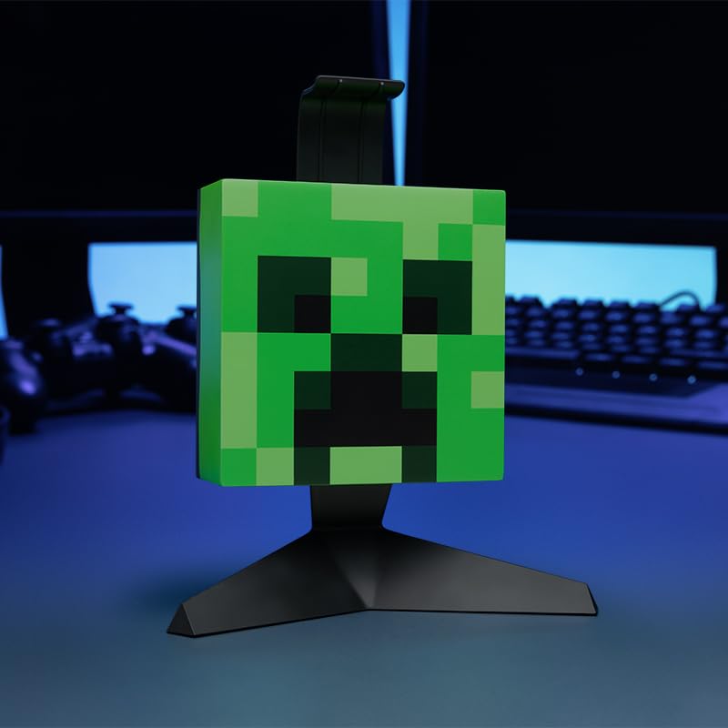 Paladone Minecraft De Creeper Head Helmet Mount With Lamp
