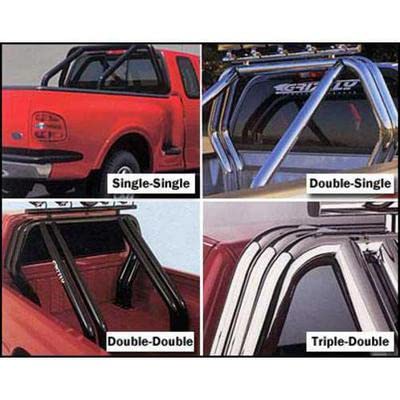 Go Rhino 9560B Bed Bar Component - Pair Of Kickers (Between Wheel Wells) - Black Powdercoat For 75-24 Ram, Gmc, Ford, Toyota, Chevrolet, Dodge