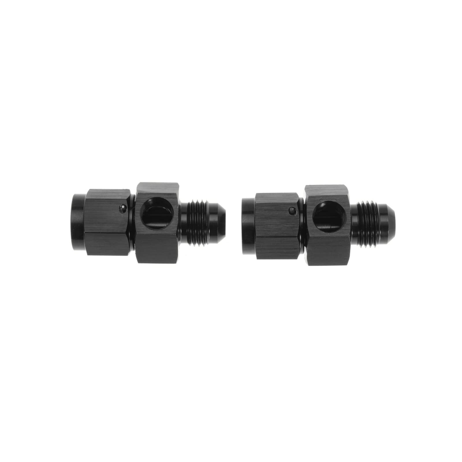 6AN Female to 6AN Male Flare Fuel Pressure Take Off Hose Pipe Adapter Fittings with 1/8 NPT Port Fuel Line Tube Pipe Connector B