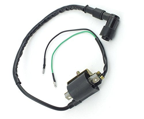 HIFROM 2-Wire Ignition Coil Compatible with Most Chinese 4-stroke 50cc 70cc 90cc 110cc 125cc ATV Dirt Bike Go Kart Honda XR50 CR
