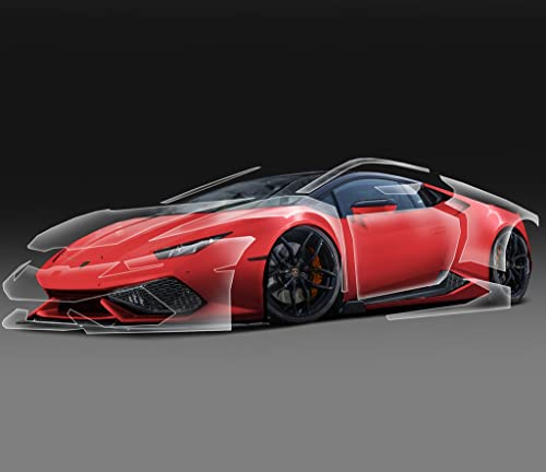 Vvivid Clear Paint Protection Scratch Resistant Vinyl Wrap Film (8 Inch X 120 Inch W/Toolkit)