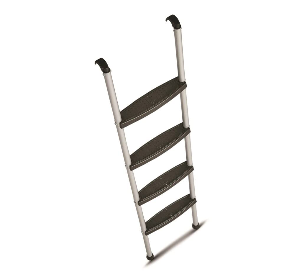 Stromberg Carlson Interior Bunk Ladder, Kd, Rv Bunk Ladder, Bunk Bed Ladder With Injection Molded Treads, Hooks And Mounting Hardware Included, Can Be Used As Dorm Loft Ladder - Silver 66