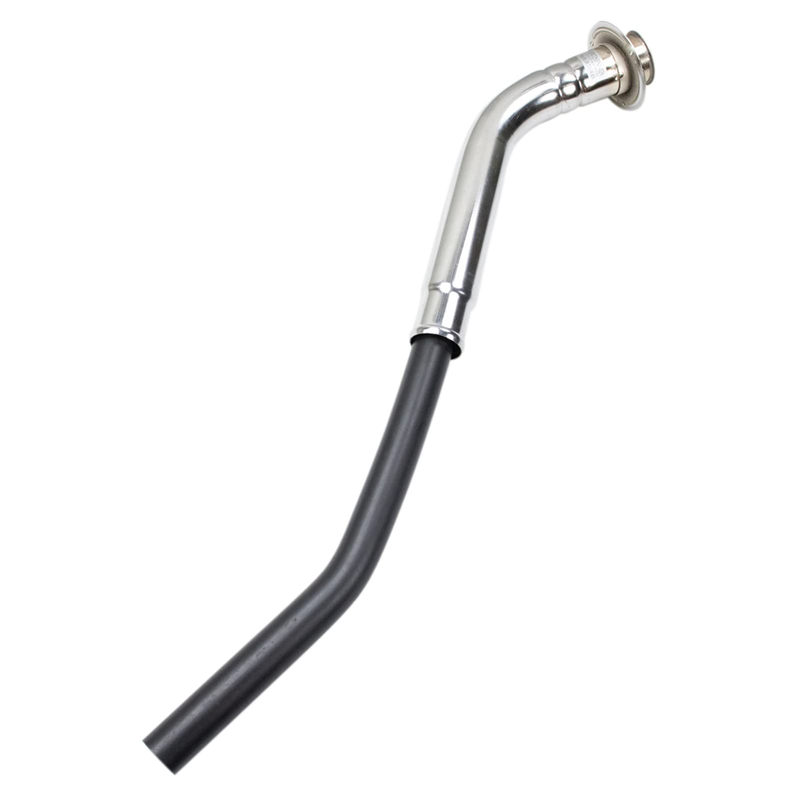 Trq Rear Tank Mounted Fuel Tank Filler Neck Silver Compatible With 1987-1996 Ford F-150 1987-1997 F-250 F-350