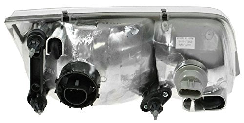 Trq Driver & Passenger Side Headlight Assembly Set Headlights Driver & Passenger Side Compatible With 1998-2011 Ford Crown Victo