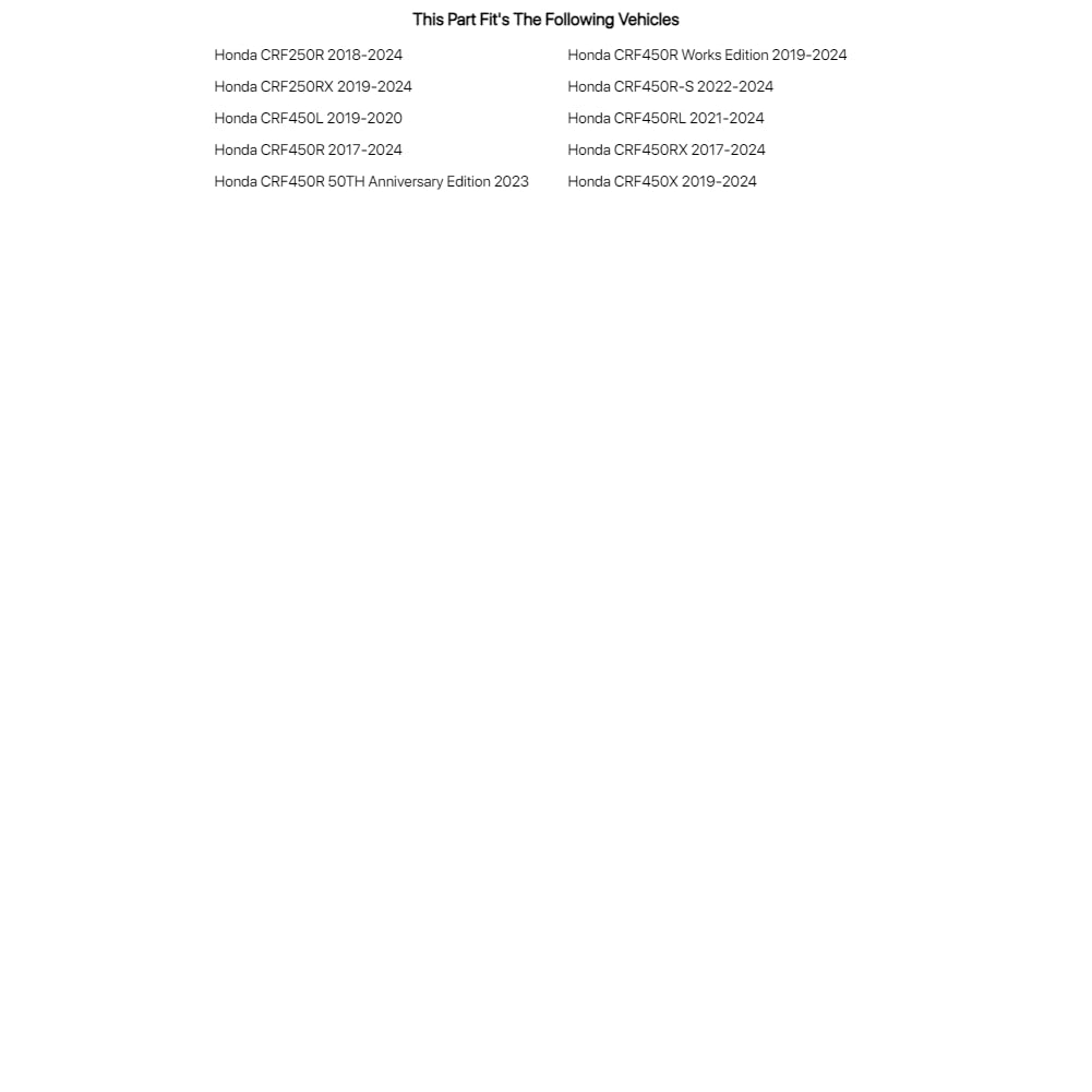 Tusk Folding Shift Lever Black/Red Tip For Honda Crf250R 2018-2022