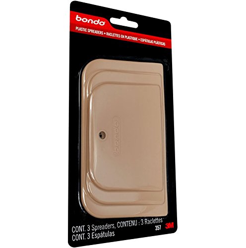 Bondo 357 Plastic Spreaders, (Pack Of 3) - Case Of 12