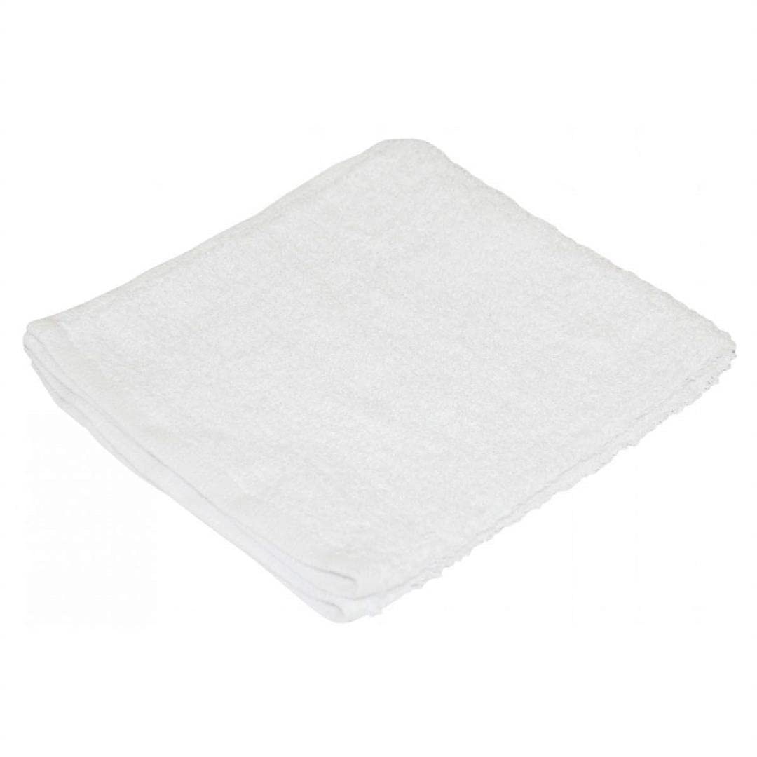 Carrand 45054 14 x 17 Cotton Terry Detailing Towel (4-Pack) , White