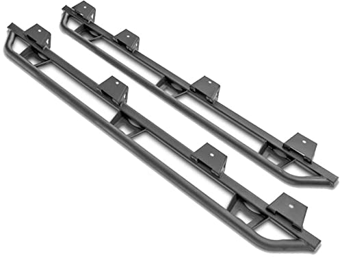 N-Fab Trail Sliders For Jeep Gladiator Jt | Cab Length, Heavy Duty 2' Tubing, Textured Black | Tsj194-Tx | Fits 2020-2024 Jeep Gladiator (Jt) 4 Door All Beds, Srw Gas