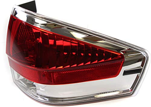 Evan-Fischer Tail Light Assembly Compatible With 2008 Ford Focus Coupe/Sedan Passenger Side