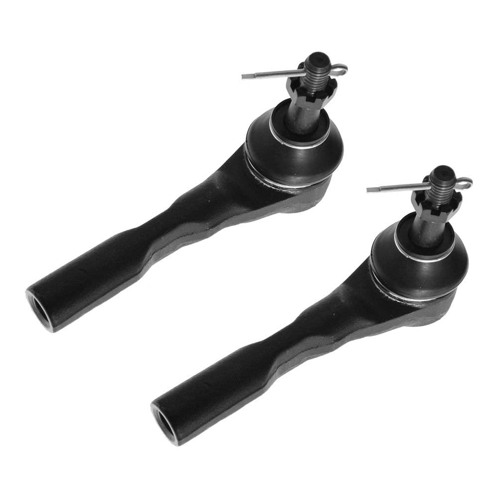 Trq Front Outer Tie Rod Set Compatible With 2004-2012 Chevrolet Malibu 2005-2010 Pontiac G6 2007-2009 Saturn Aura