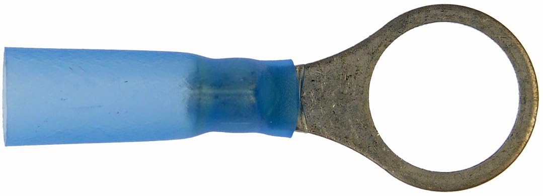 Dorman 85218 16-14 Gauge Ring Waterproof Terminal, 3/8 In., Blue, 10 Pack Universal Fit