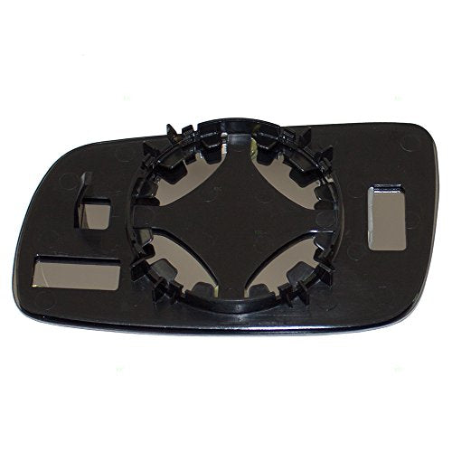 Brock Replacement Passenger Side Clear Mirror Glass And Base Without Heat And Split Glass Compatible With 1999-2007 Golf 1999-20