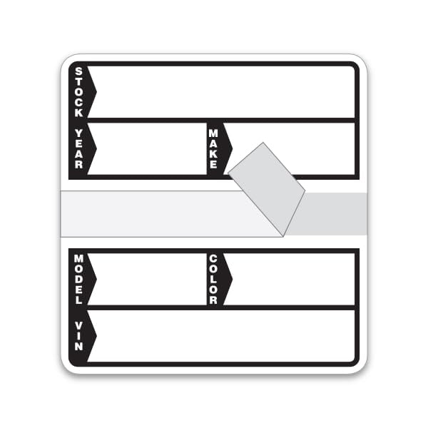 Poly Stock Stickers (White)