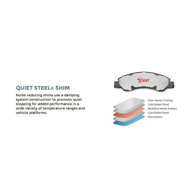 Rm Brakes Eht840 Brake Pad Set