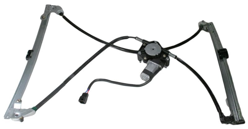 Trq Front Right Power Window Regulator & Motor Assembly Power Passenger Side Compatible With 1996-2000 Chrysler Town & Country 2
