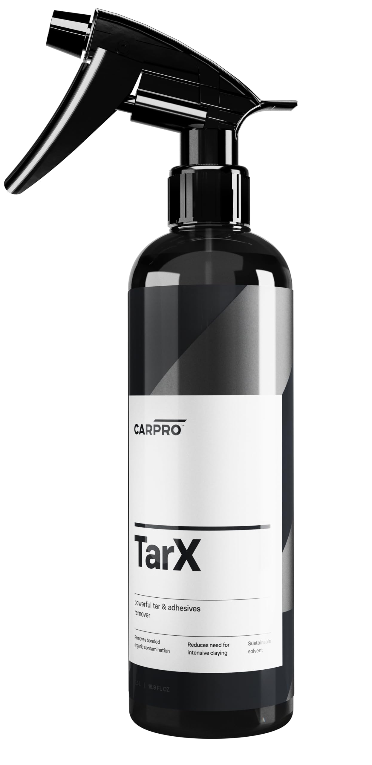Carpro Tarx Tar & Adhesive Remover - Professional Strength Sap, Tar, Dirt & Bug Remover - Automotive Degreaser Car Wash Detailing - Protection For Your Car Or Truck - 500Ml (17Oz) W/Sprayer