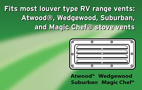 Valterra A10-1330Vp Bug Screen For Rv Stove Vent - Fits Most Louvered Range Vents