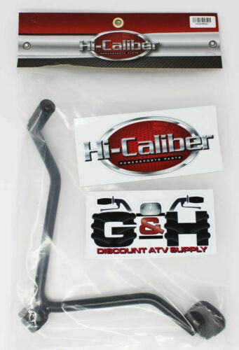 Hi-Caliber Gear Change Foot Pedal Shift Lever for 1993-1998 Yamaha YFM 400 Kodiak & 1987-1997 YFM 350 Big Bear ATVs - Black