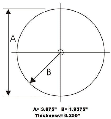 3.165 '' Clear Round Reflector White Pack Of 10 For Trailers Fence Gate Posts