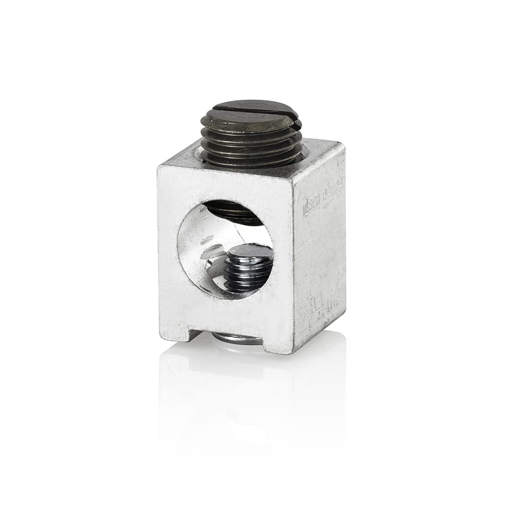 Leviton LLGND Circuit Breaker Ground Lug, 6-2/0 Awg , Gray