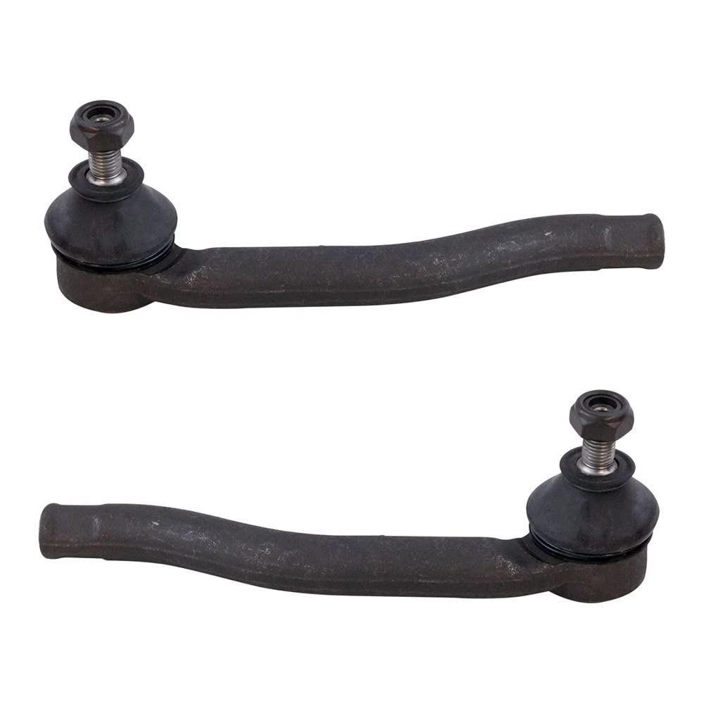 TRQ Front Outer Tie Rod Set Compatible with 2009-2013 Honda Fit 2010-2014 Insight