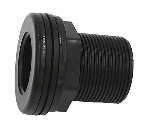 1'' Bulkhead Slip X Slip Npt Standard 2-Pair (4-Pack) Nbr Rubber Gasket By B Bubblefin