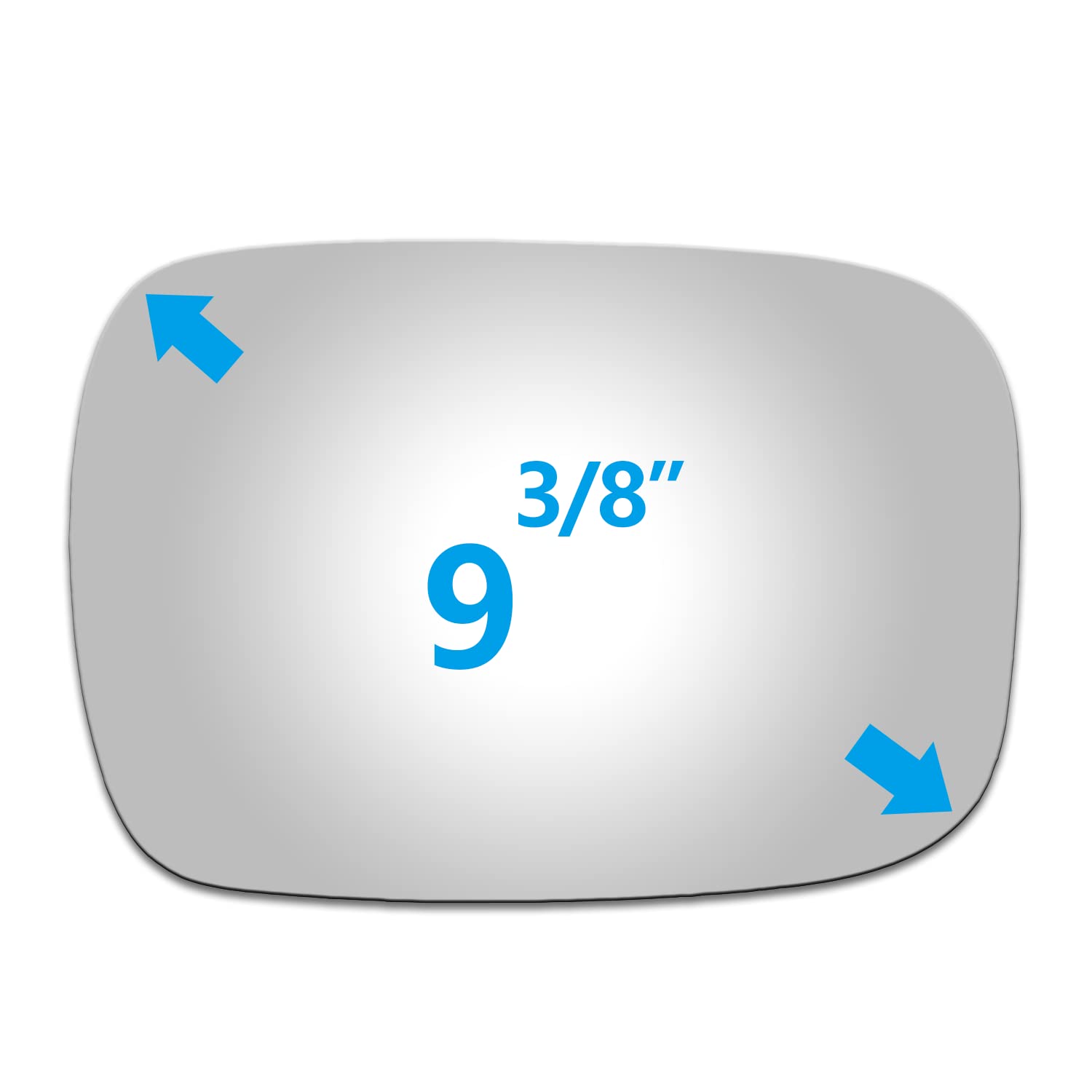 Adanz Mirror Glass Driver Side Chevy Blazer Suburban C10-30 K10-30 1500-3500 Gmc Full Size Pick-Up Yukon Jimmy