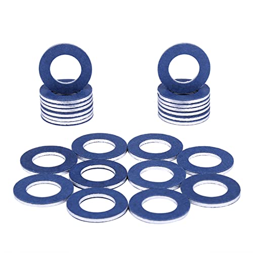 90430-12031 (24Pcs) Aluminum Oil Drain Plug Gaskets Fits For Toyota Lexus Scion Crush Washer Sealsreplaces# 9043012031