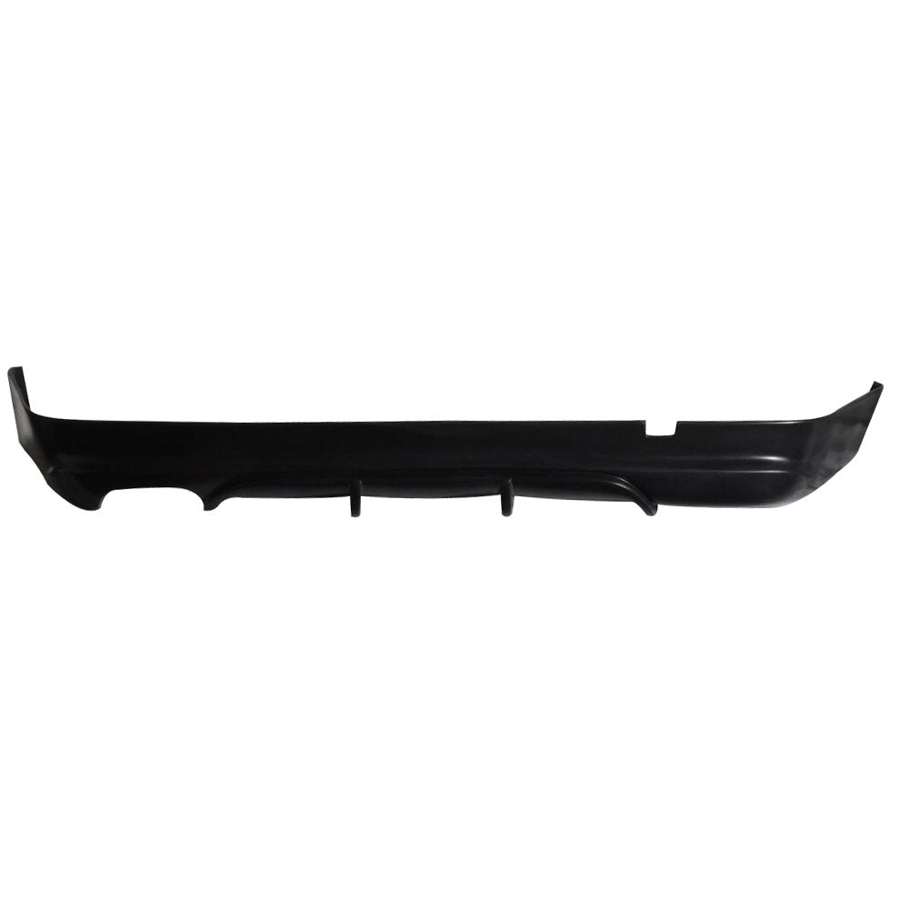 Rear Bumper Lip Compatible with 2005-2012 BMW E90 3-Series, AC-S Style Black PU Rear Lip Finisher Under Chin Spoiler Underspoile