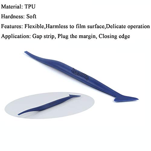 Car Vinyl Wrap Tool Kit, Window Tint Kit Auto Window Tint Installation Tool Kit, 5 In 1 Include Stainless Steel Edge Wraps And F