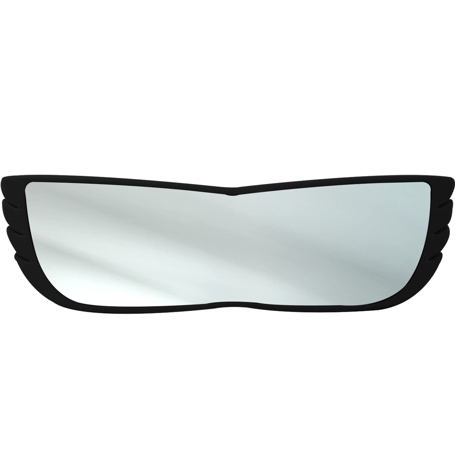 Angel View Wide-Angle Rearview Mirror, As Seen On TV Black Convex Car Mirror Installs in Seconds and Fits Most Cars, SUVs & Truc