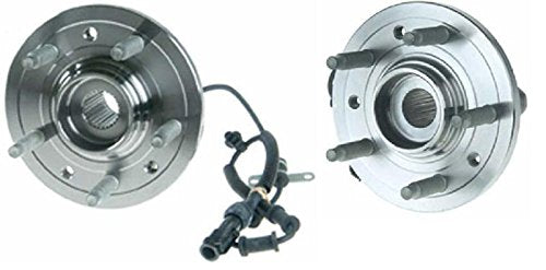 Trq Front Wheel Hub Bearings Assembly Set Compatible With 2004-2007 Ford Freestar Mercury Monterey