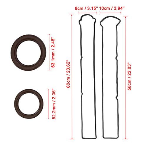 Unifizz Car Engine Valve Gaskets Cover Set Left Right 1121446011 1121346030 For Lexus Gs300 1998-2005 For Lexus Is300 2001-2005 For Lexus Sc300 1992-2000
