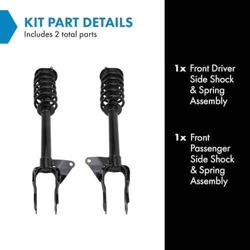 Trq Front Shock & Spring Assembly Set Compatible With 2016-2020 Dodge Durango