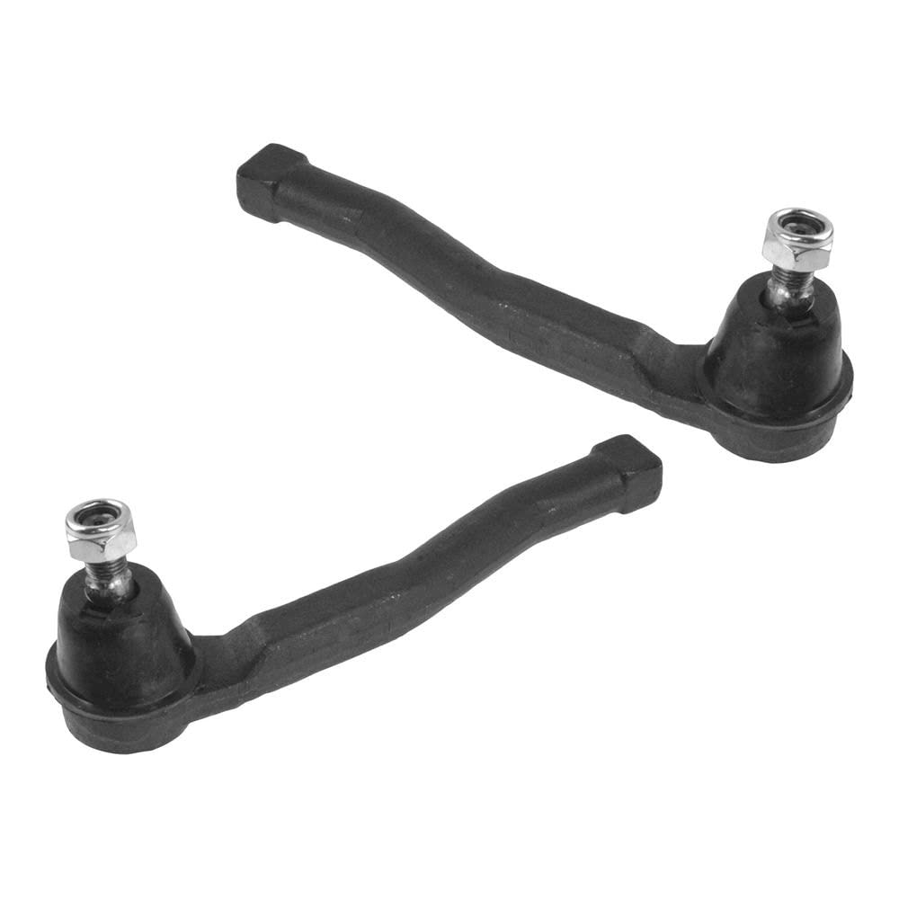 TRQ Front Outer Tie Rod Set Compatible with 2004-2011 Chevrolet Aveo 2007-2011 Aveo5 2009-2010 Pontiac G3