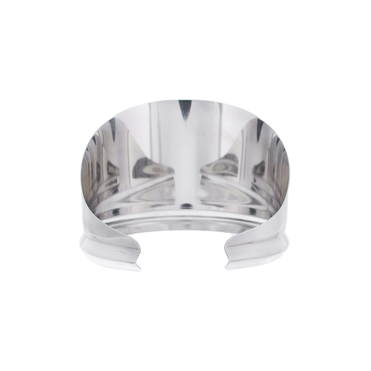 United Pacific C5002 4-inch Round Stainless-Steel Peep Mirror Visor, Highly Polished, Easy Installation, Fits 4-inch Peep Mirror