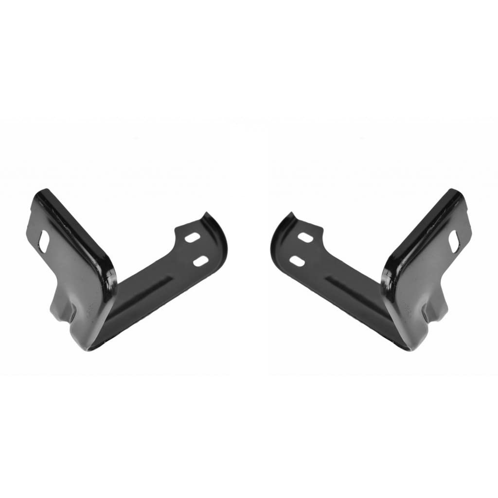 for Ford F-450/F-550 Super Duty 2005 2006 2007 Bumper Bracket Driver & Passenger Side | Pair | Front | Inner | Made of Steel | C