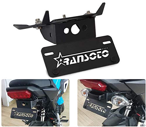 Ransoto Motorcycle Grom Fender Eliminator Grom License Plate Bracket Mount Holder Compatible With Honda Grom Msx125 2017 2018 20