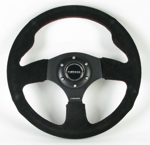 Nrg Innovations St-012S 320Mm Sport Suede Steering Wheel Race