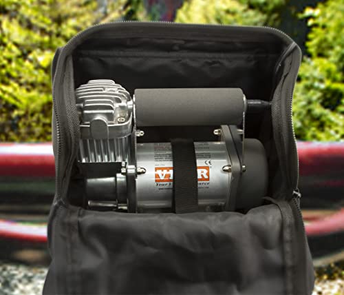 Viair 30032 300P Sxs Portable Compressor Kit With Battery Tender And Compressor Tie Down (12V, 33% Duty, 150 Psi), Ce.