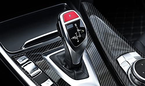 Xotic Tech Gear Shift Knob P Parking Button Cover Trim Compatible With Bmw 1 2 3 4 5 7 X3 X5 X6 Series F20 F21 F22 F23 F30 F31 F