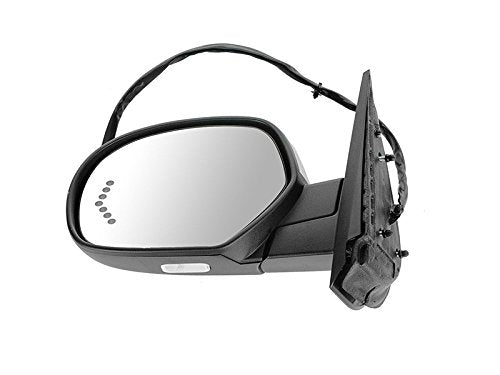 Apa Replacement Power Folding Mirror For 2007-2014 Silverado Sierra Yukon Tahoe Suburban Avalanche With 7 Dot Led Signal Memory