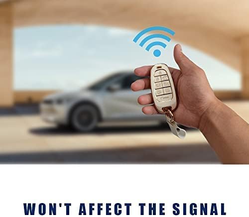 Bestevmod For Ioniq5 Key Fob Cover Accessories,Key Shells With Keychain All-Around Protection Remote Key Case Compatible With 20