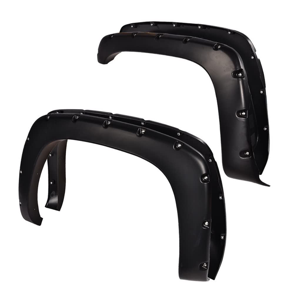 PIT66 Fender Flares, Compatible With 1999-2006 Chevy Silverado/GMC Sierra 78.0'' / 96.0'' Bed(Incl. 2007 Classic Models) Smooth 