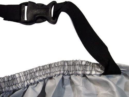 Xyzctem All Season Black Waterproof Sun Motorcycle Cover,Fits Up To 87 Motors (M & Lockholes)