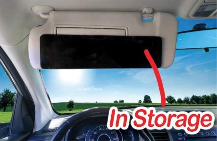 Edgevisor Tuckvisor Magnetic Tinted Car Sun Visor Sunshade Extender For Car Window Windshield Sun Shade Anti-Glare Protects From
