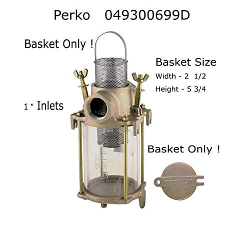 Perko 304 Stainless Steel Basket Strainer Only