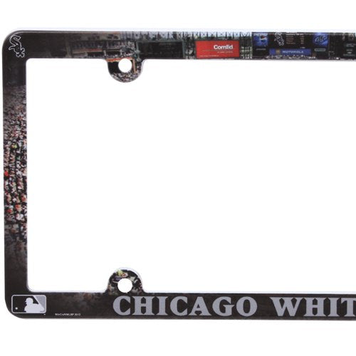 Wincraft Mlb Chicago White Sox Stadium Plastic License Plate Frame